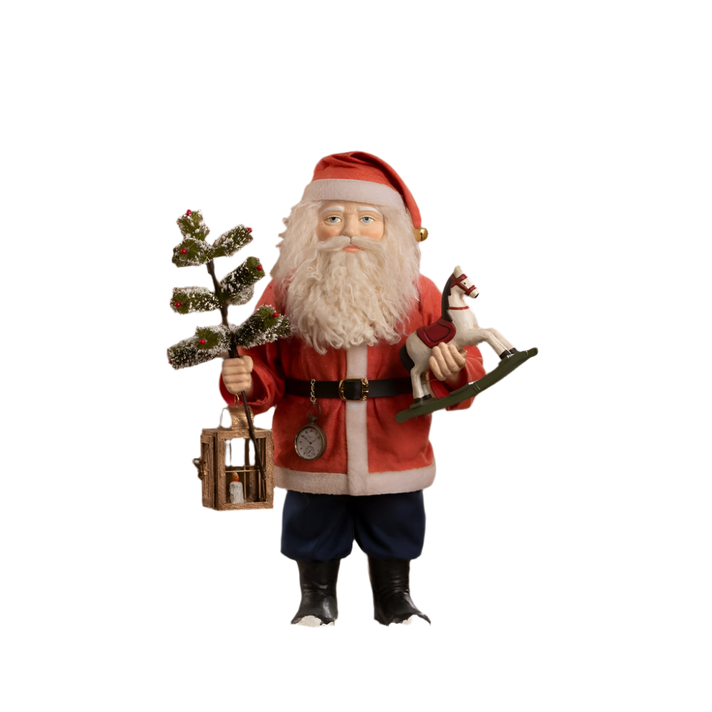 Vintage Santa with Toy Horse by Bethany Lowe Designs