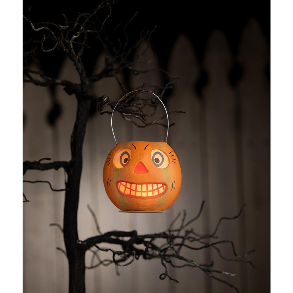 Vintage Striped Pumpkin Bucket by Bethany Lowe Designs image 1