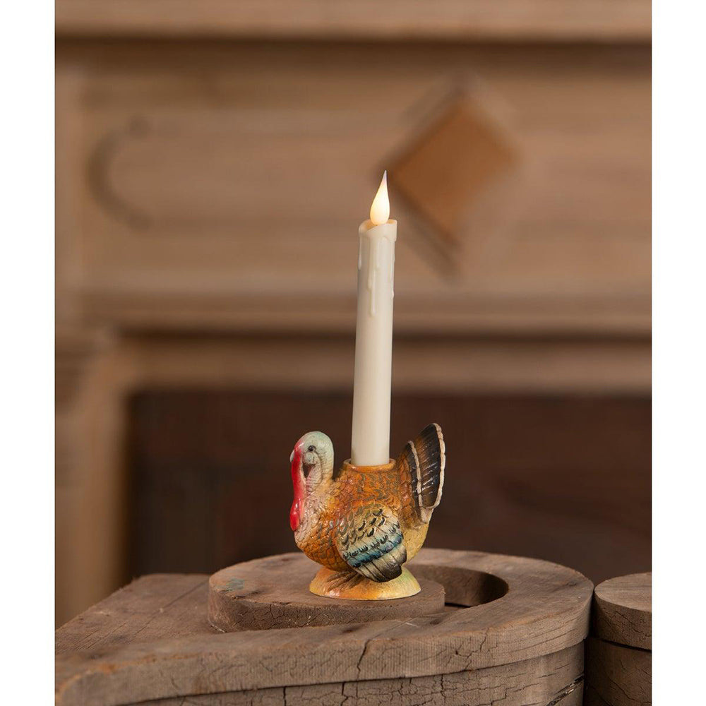 Vintage Turkey Candlestick by Bethany Lowe Designs image 1