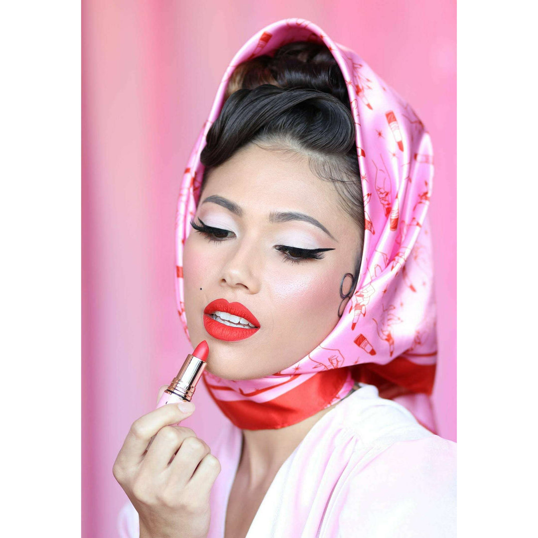 'Vintage with a Twist' Satin Scarf