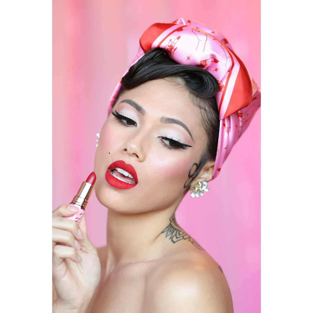 'Vintage with a Twist' Satin Scarf