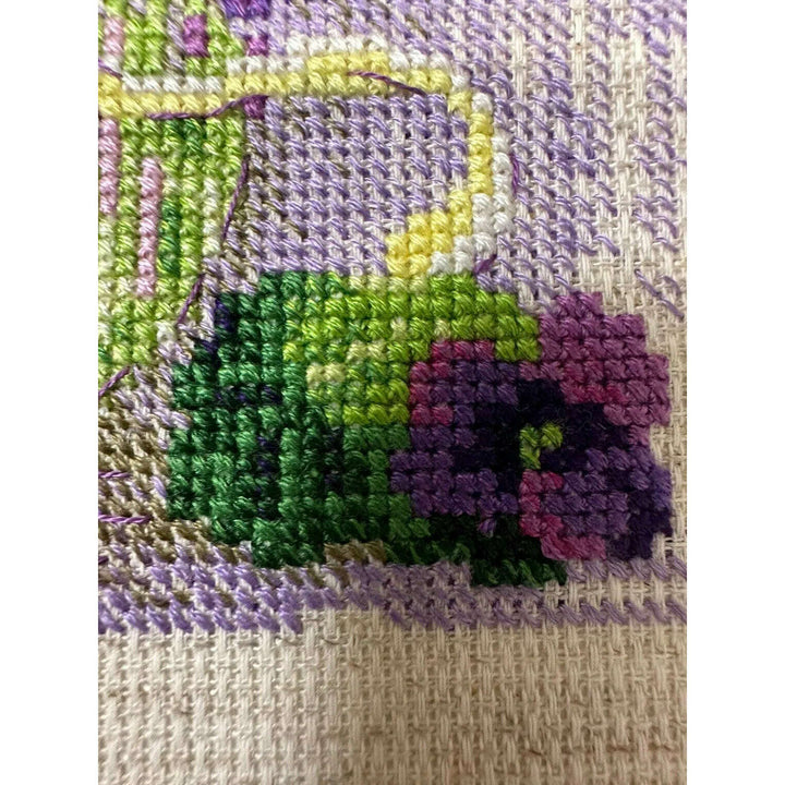 Violets in a Pot R2091 Counted Cross Stitch Kit