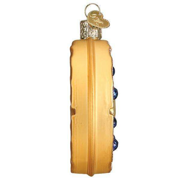 Old World Christmas Waffle Blown Glass Ornament