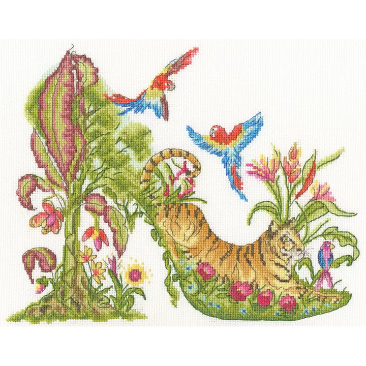 Walk On The Wild Side XSK26 Counted Cross Stitch Kit