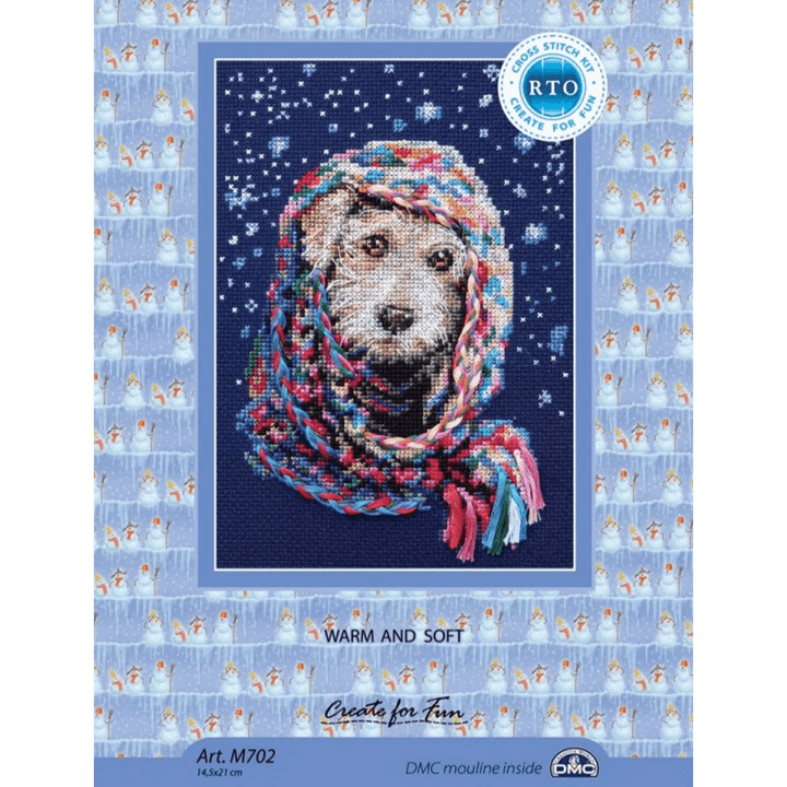 Warm and soft M702 Counted Cross Stitch Kit