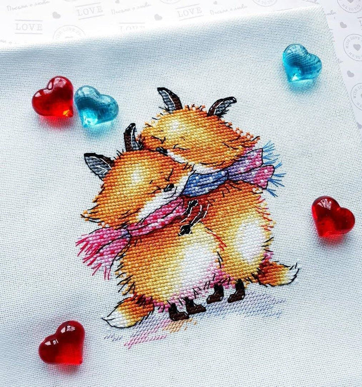 Warmer Together SM-351 Counted Cross Stitch Kit