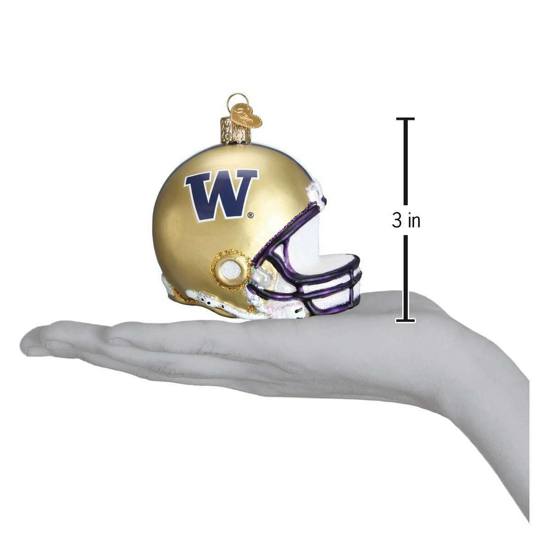 Old World Christmas Washington Helmet Blown Glass Ornament