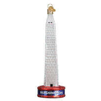 Old World Christmas Washington Monument Blown Glass Ornament