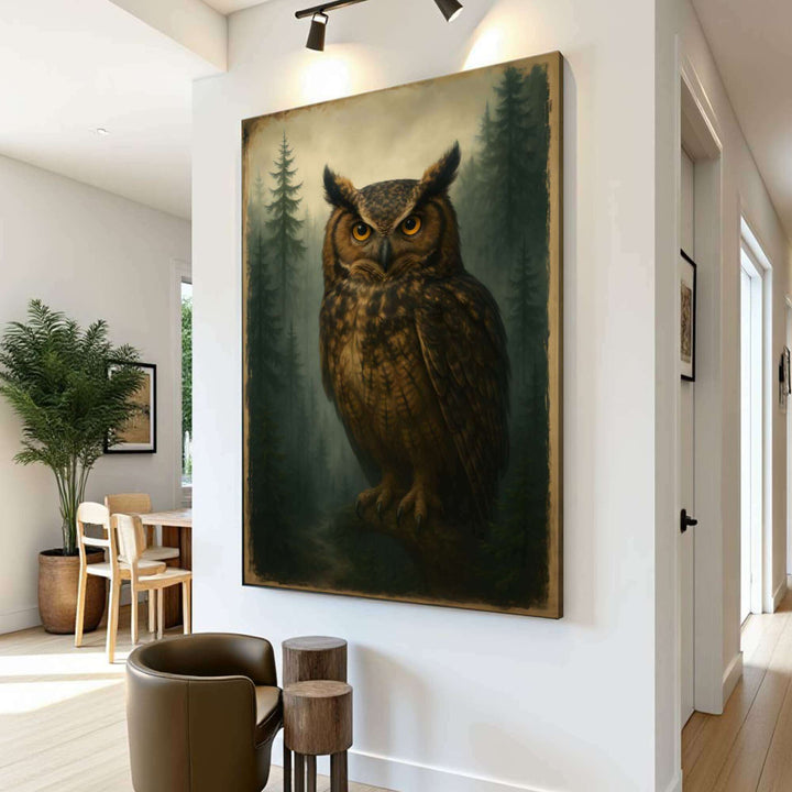 Watcher Of The Woods Owl Wall Art