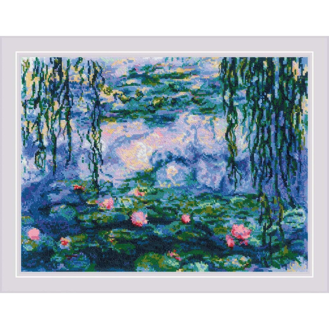 Water Lilies after C. Monet's Painting R2034 Counted Cross Stitch Kit