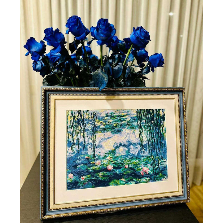 Water Lilies after C. Monet's Painting R2034 Counted Cross Stitch Kit