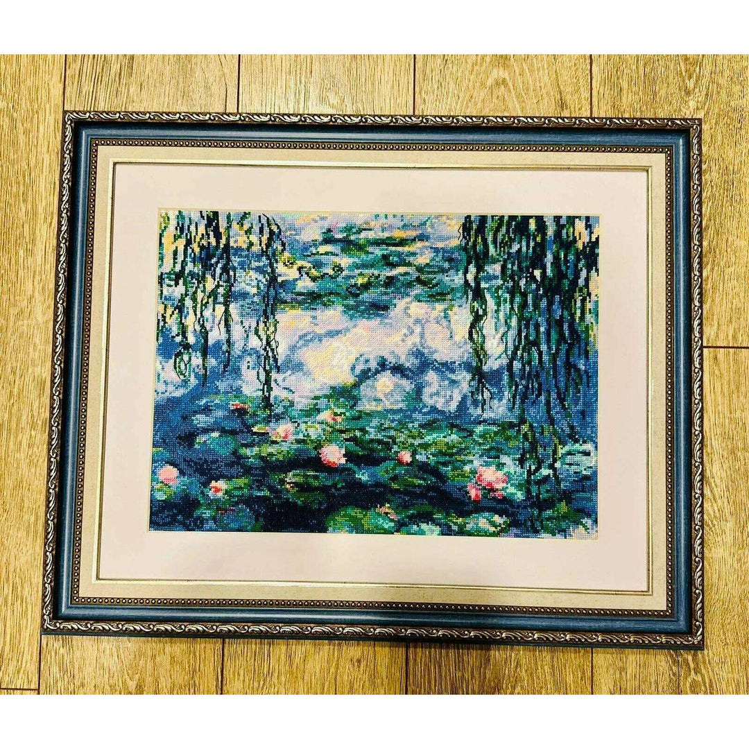 Water Lilies after C. Monet's Painting R2034 Counted Cross Stitch Kit