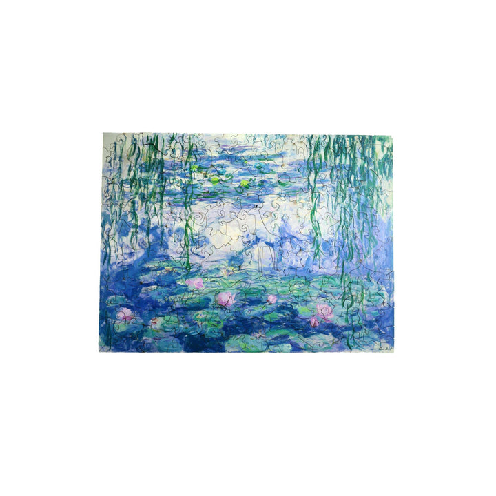 Water Lilies after Claude Monet - Jigsaw Wooden Puzzle by Wizardi F07N9-20