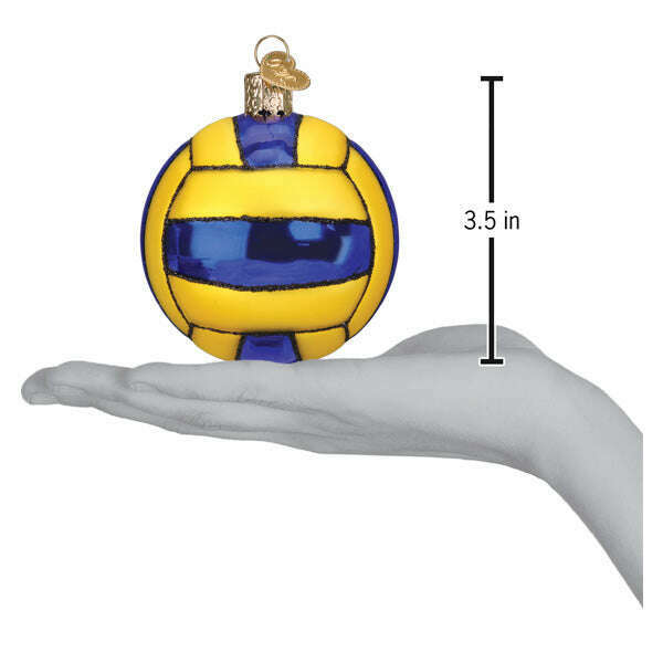 Old World Christmas Water Polo Ball Blown Glass Ornament