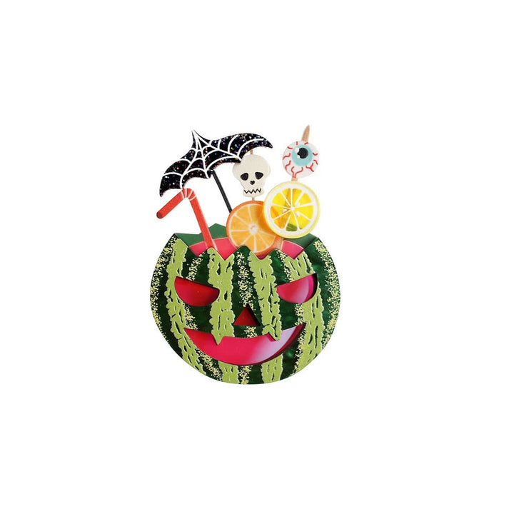 Watermelon Cocktail Brooch by LaliBlue