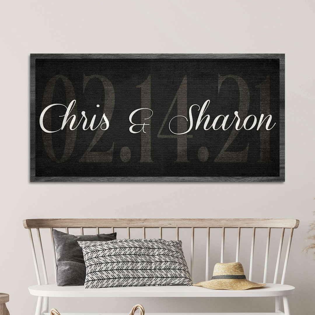 Wedding Date Sign