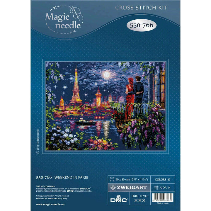 Weekend in Paris 550-766 Counted Cross-Stitch Kit