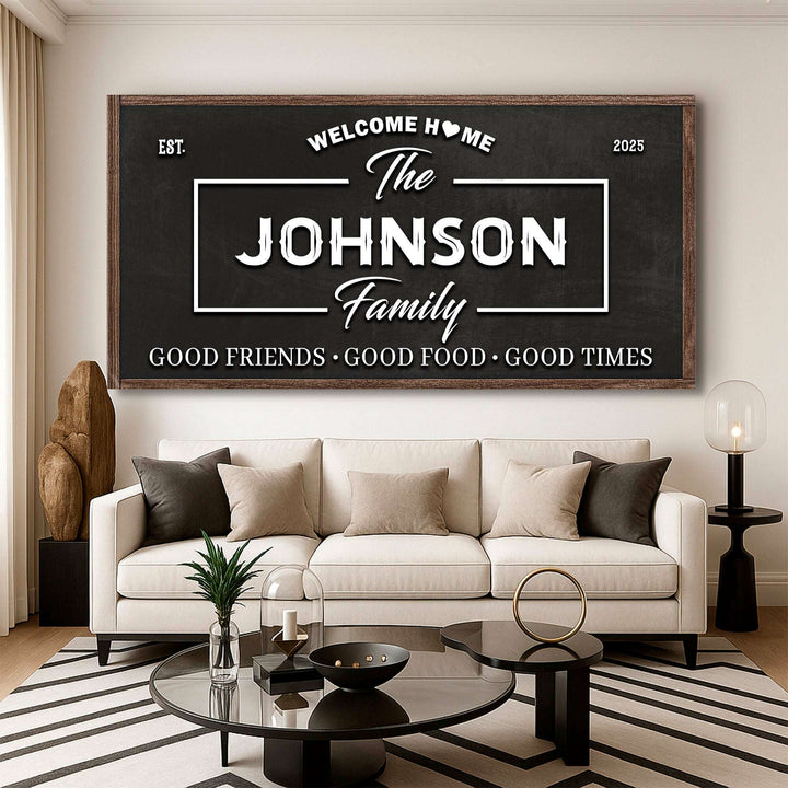 Welcome Home Wall Sign