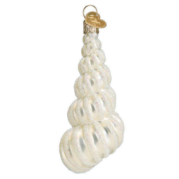 Old World Christmas Wentletrap Shell Blown Glass Ornament
