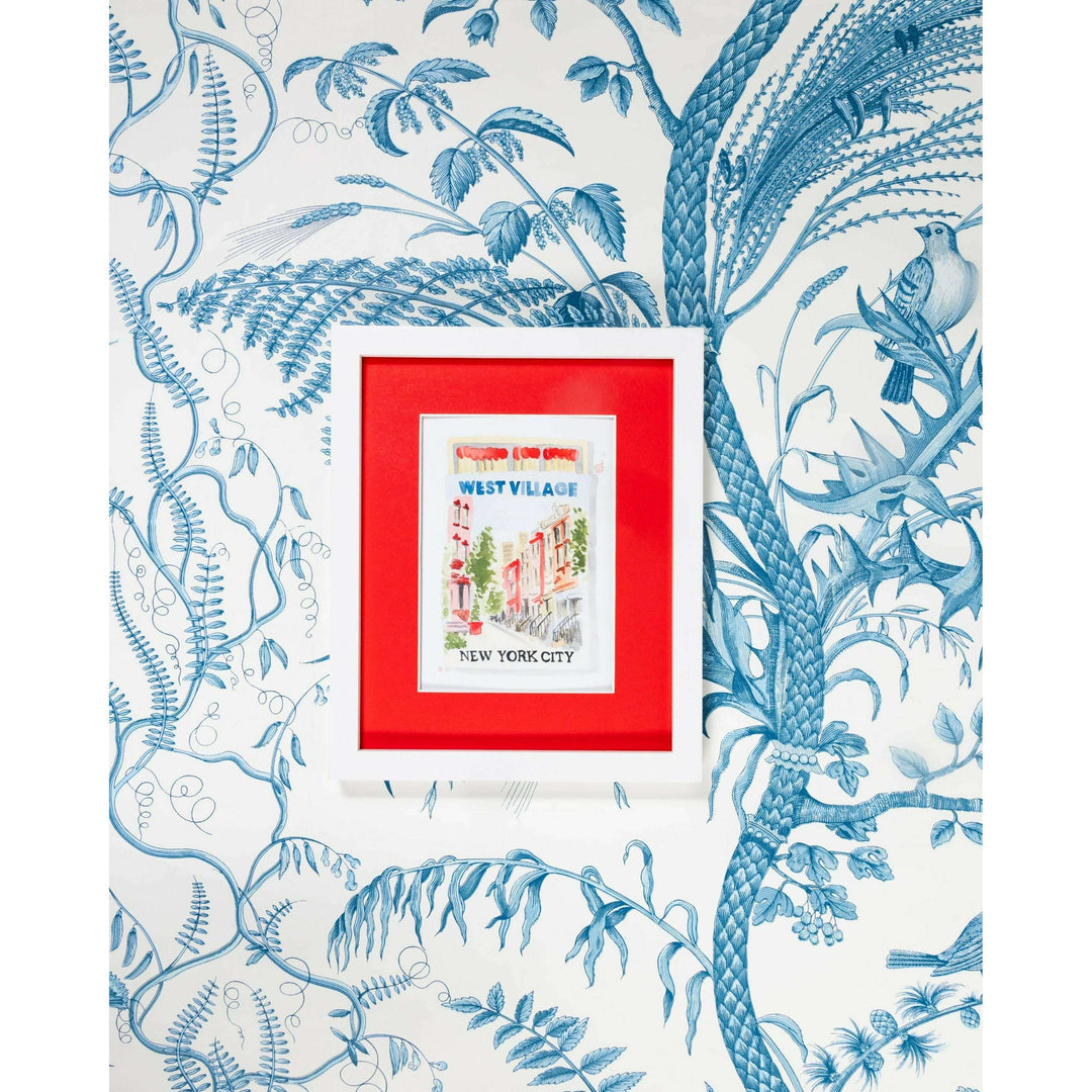 West Village NYC Matchbook Art Print