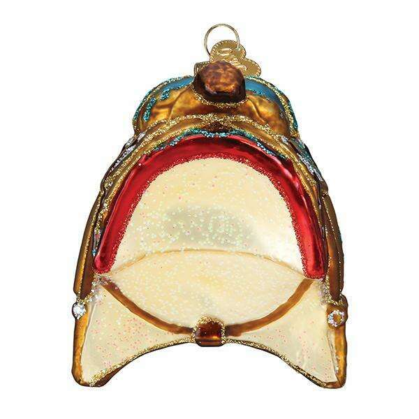 Old World Christmas Western Saddle Blown Glass Ornament