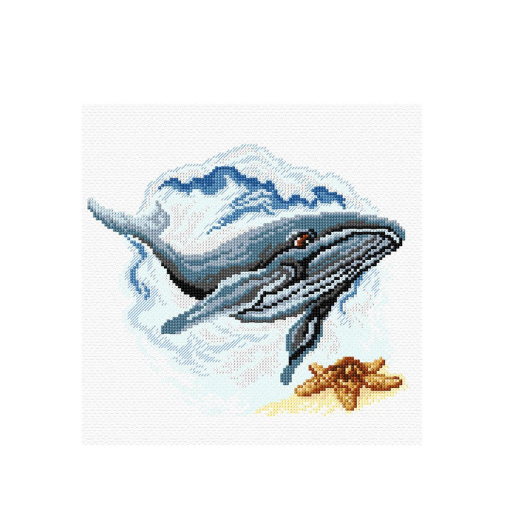 Whale 8902 Counted Cross-Stitch Kit