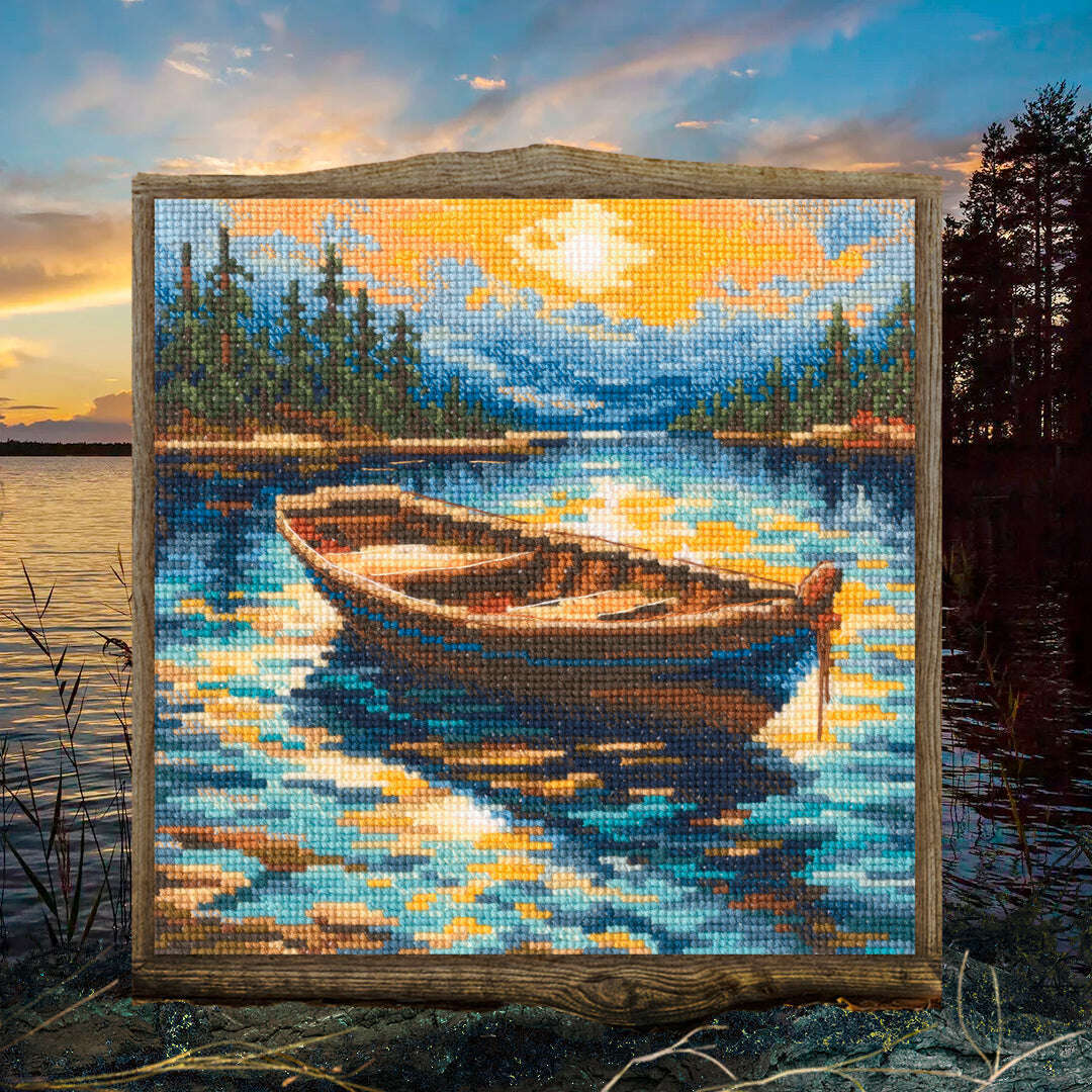 What color is the sun? M1030 Counted Cross Stitch Kit