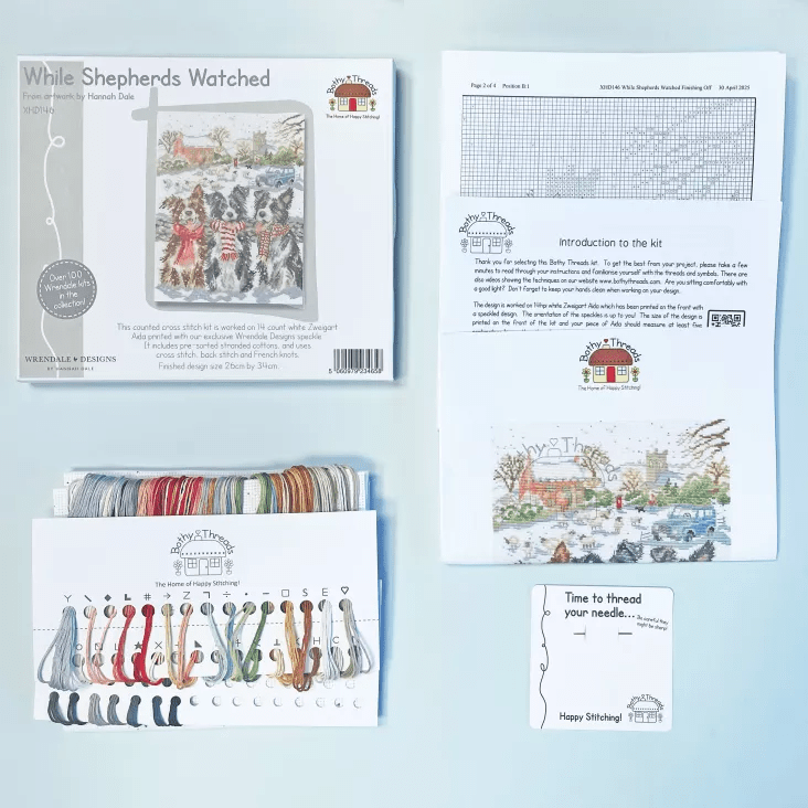 While Shepherds Watched XHD146 Counted Cross Stitch Kit