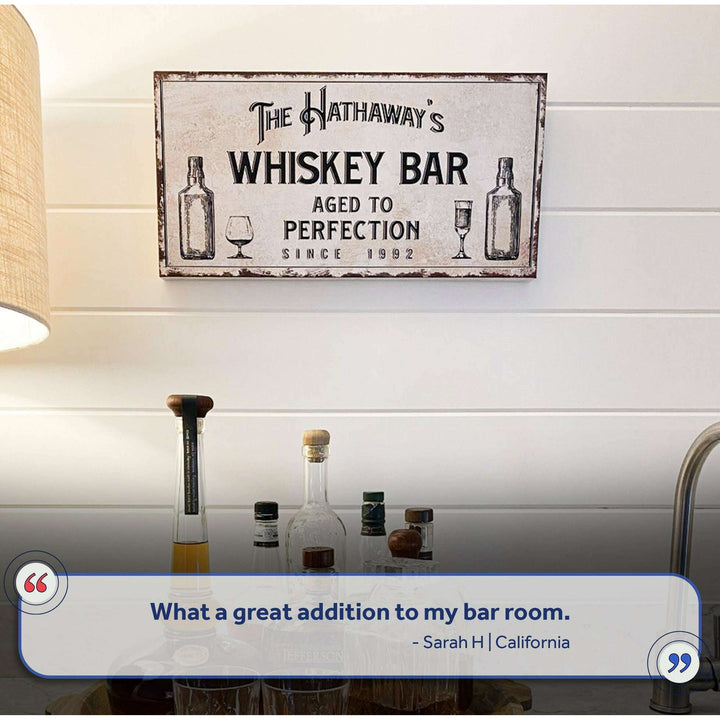 Whiskey Bar Sign III