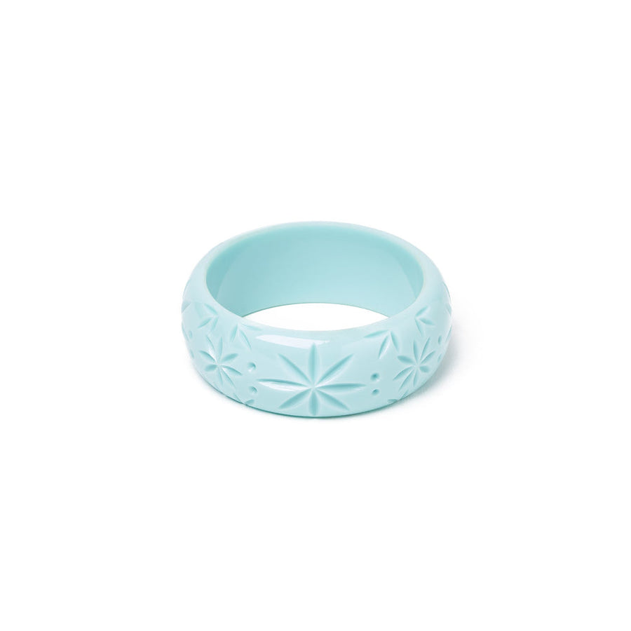 Wide Surf Heavy Carve Bangle by Splendette 