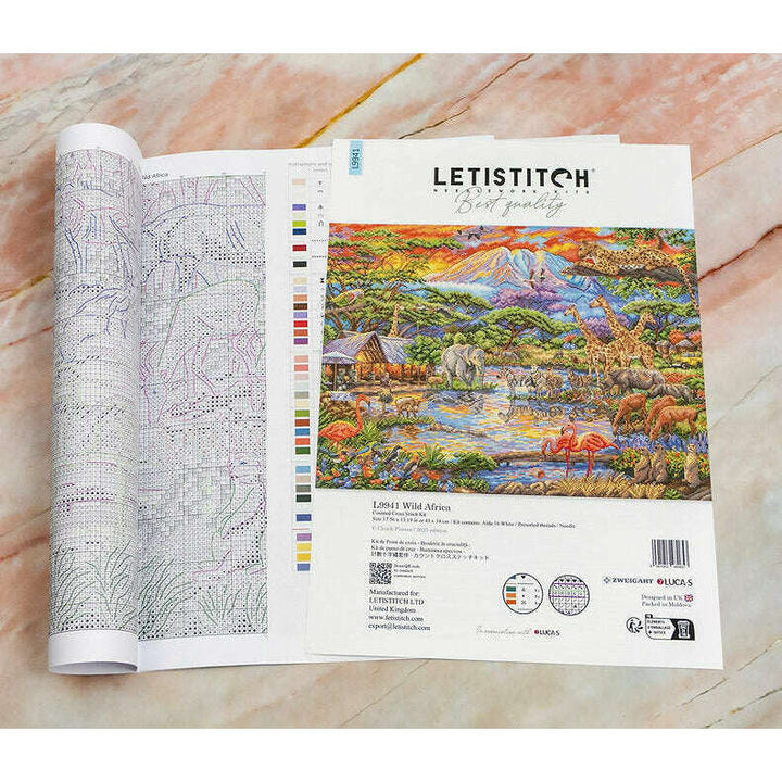 Wild Africa L9941 Counted Cross Stitch Kit