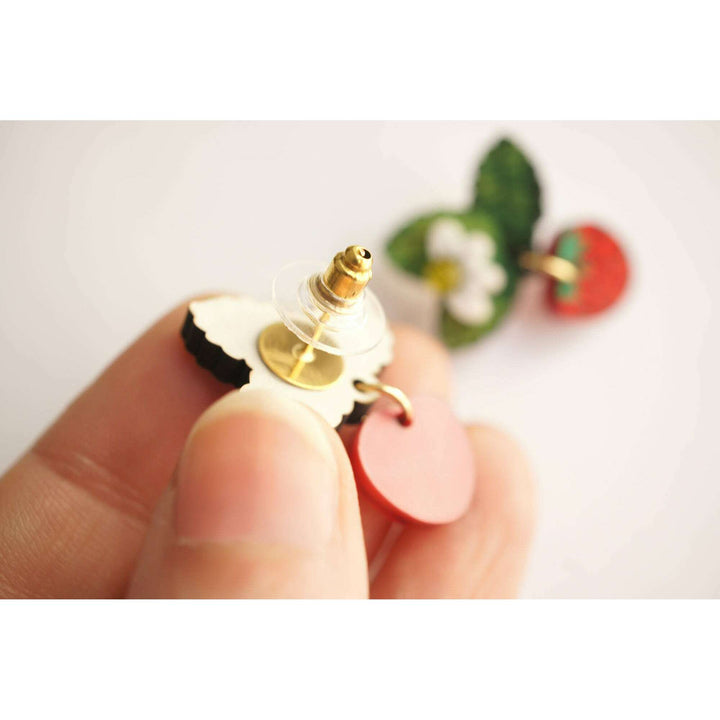 Wild Strawberry Earrings – view 4