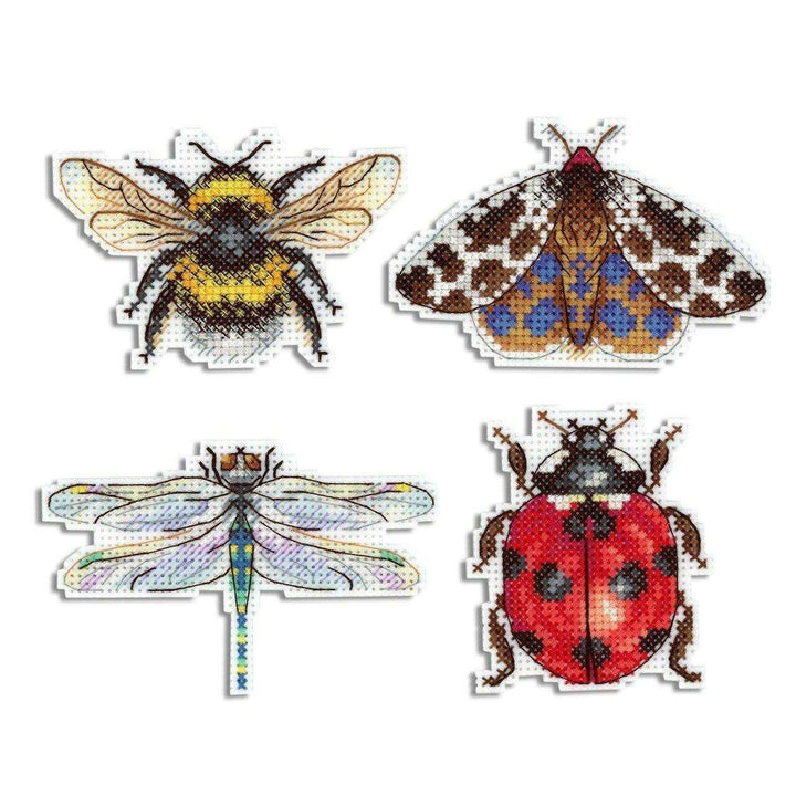 Winged Friends. Magnets SR-488  Plastic Canvas Counted Cross Stitch Kit