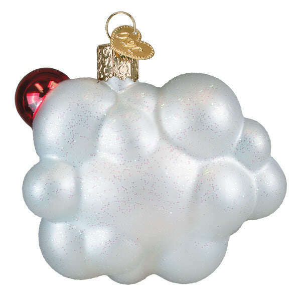Old World Christmas Winnie and Piglet Together Blown Glass Ornament
