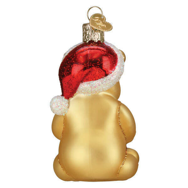 Old World Christmas Winnie-the-Pooh Blown Glass Ornament