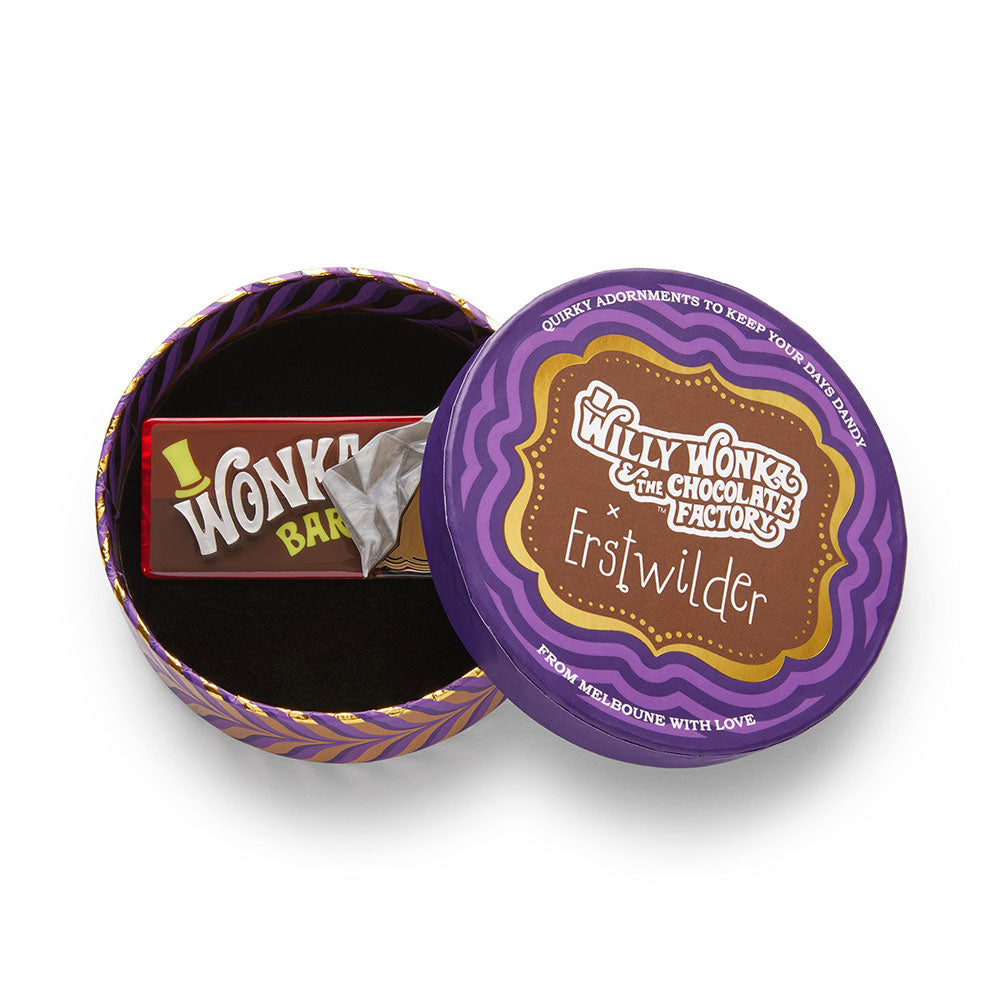 Winning Wonka Bar Brooch by Erstwilder image 2