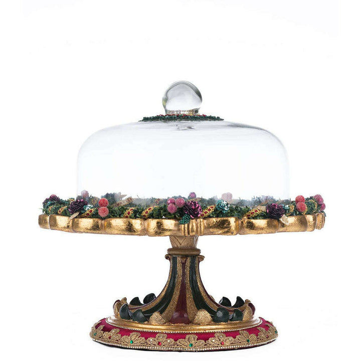 Winter Balsam and Berry Decorative Cloche Serving Piece by Katherine's Collection image 1