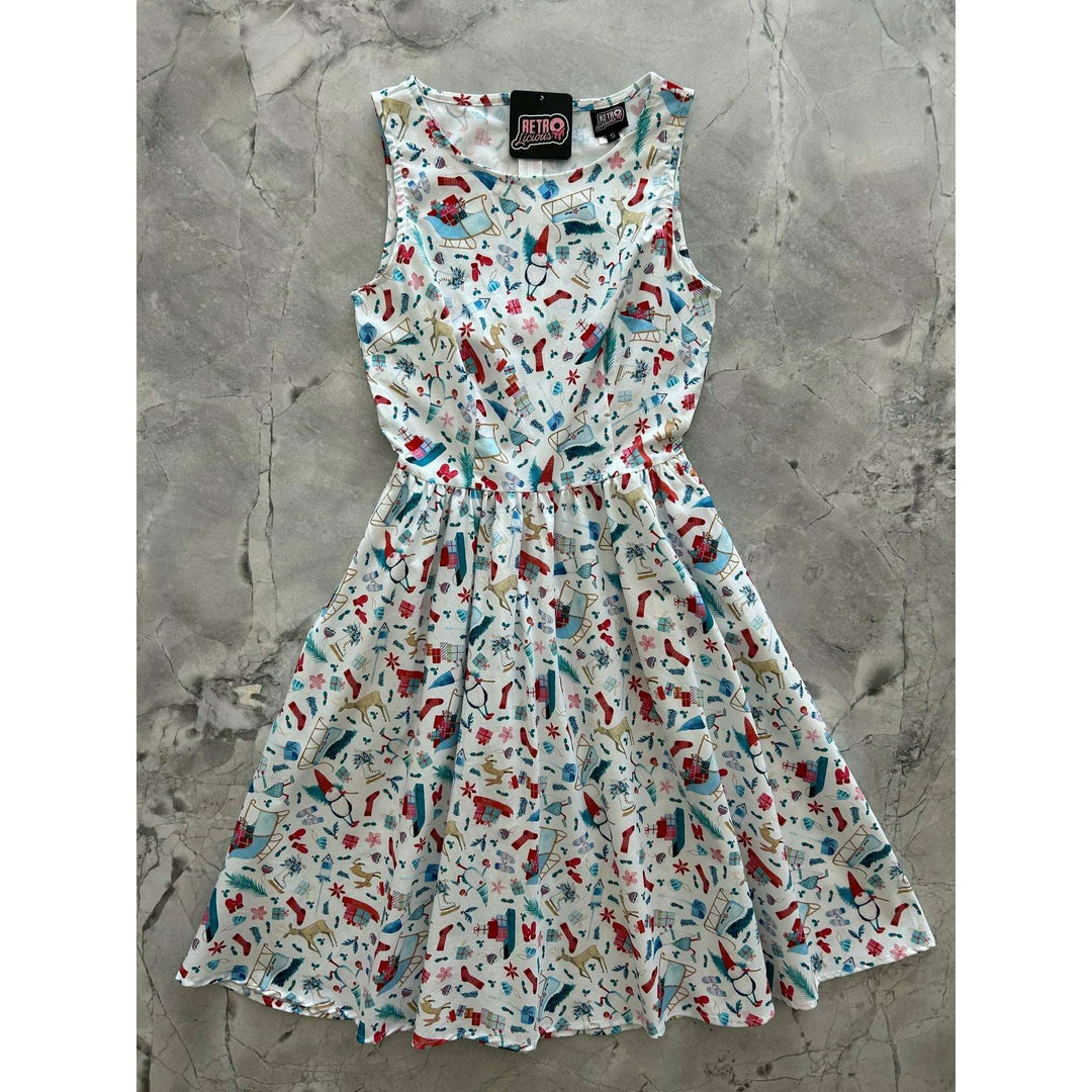 Winter Cheer Vintage Dress