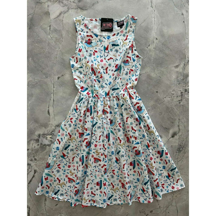 Winter Cheer Vintage Dress