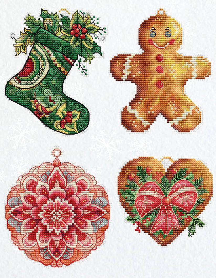 Winter Decorations JK043L Counted Cross-Stitch Kit