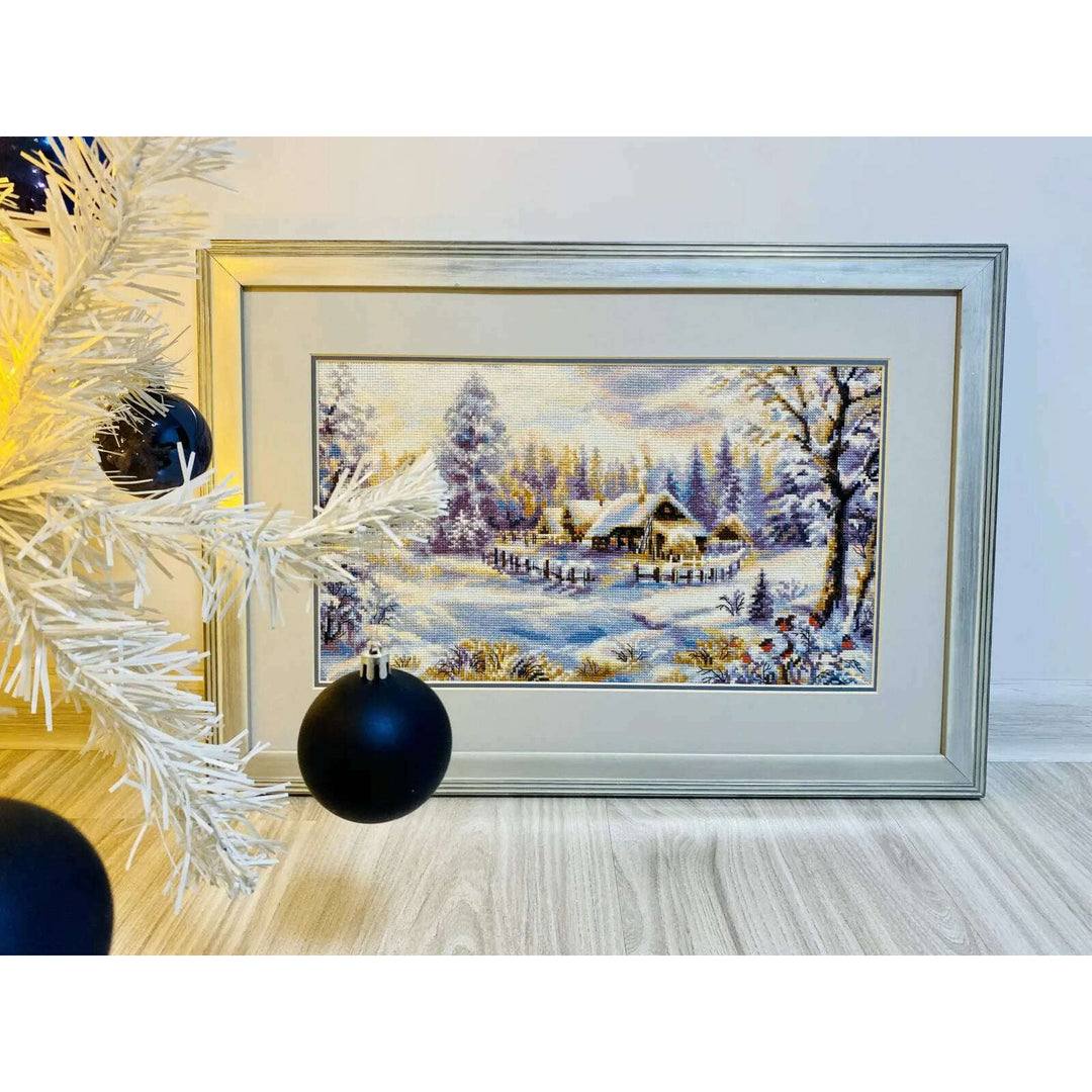 Winter Evening R1427 Counted Cross Stitch Kit