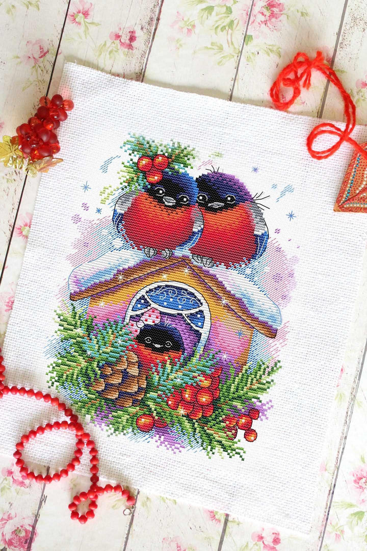 Winter House SM-440 Counted Cross Stitch Kit