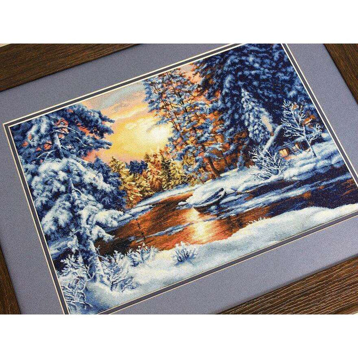 Winter Landscape B477L Counted Cross-Stitch Kit