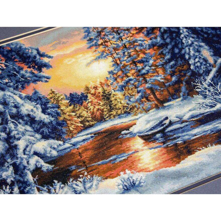 Winter Landscape B477L Counted Cross-Stitch Kit