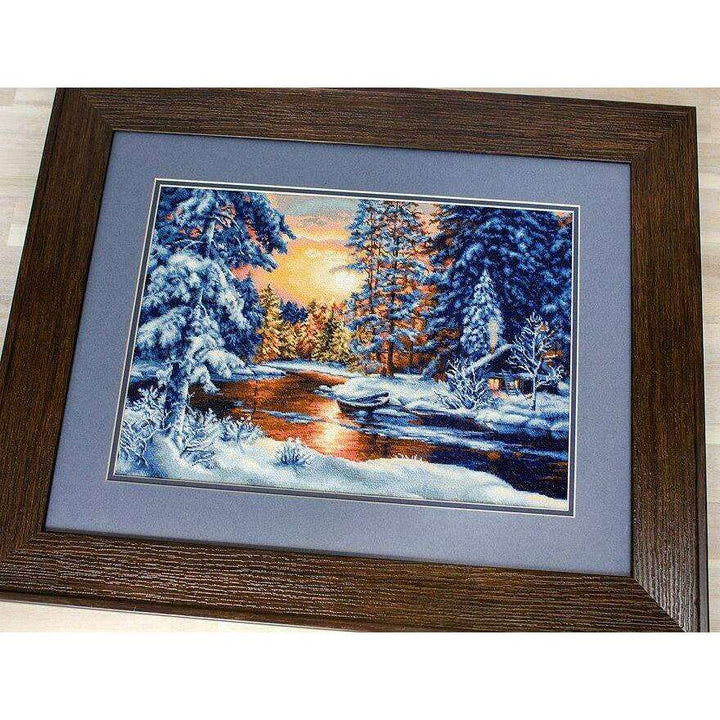 Winter Landscape B477L Counted Cross-Stitch Kit