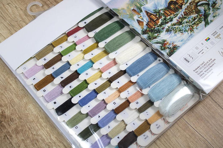 Winter landscape BU5001L Counted Cross-Stitch Kit