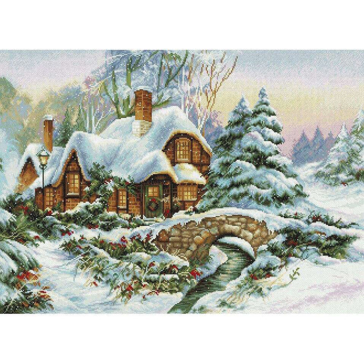 Winter landscape BU5001L Counted Cross-Stitch Kit