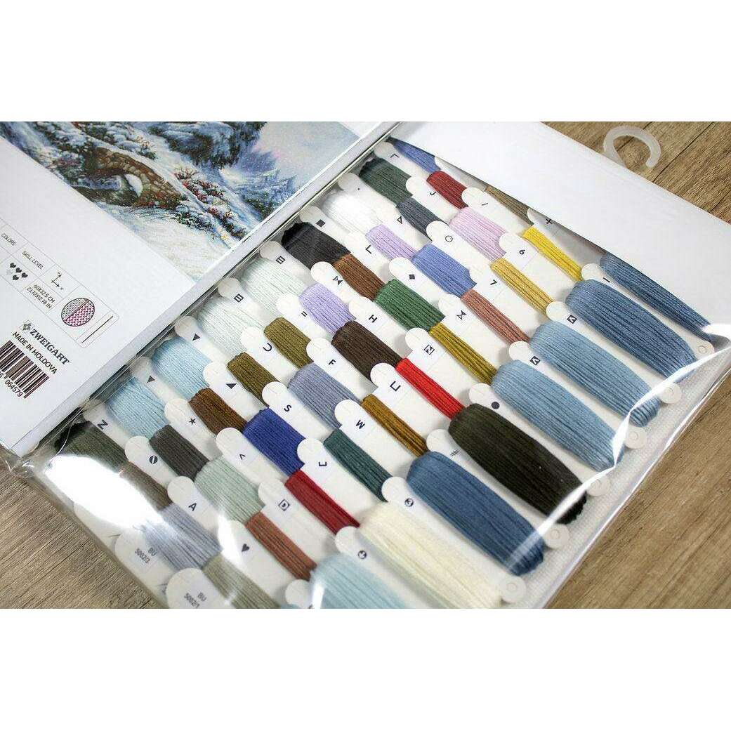 Winter landscape BU5002L Counted Cross-Stitch Kit