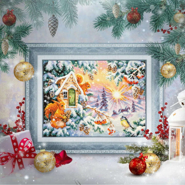 Winter Morning 110-700 Counted Cross-Stitch Kit