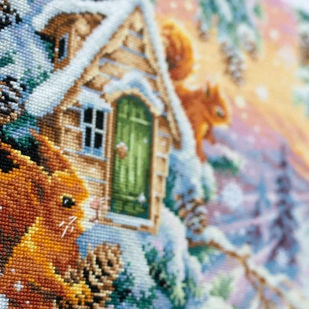 Winter Morning 110-700 Counted Cross-Stitch Kit